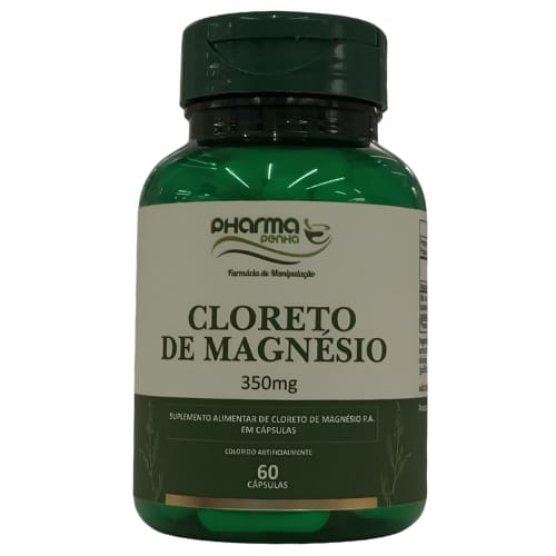 Cloreto de Magnésio 350mg 60 Cápsulas - Pharmapenha
